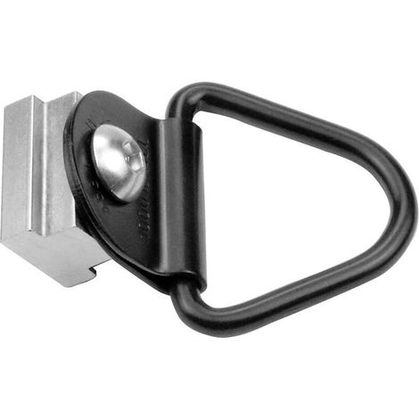 Ancrages d'arrimage pour lit de camion – Lot de 10 anneaux en V robustes en acier galvanisé, crochet boulonné, accessoire rail de fixation