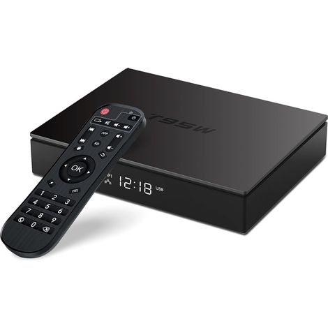 Android TV Box,T95W Android 11.0 4Go RAM 64Go ROM Amlogic S905W2 Quad-Core Cortex-A53 G31 GPU Support 4K 3D 1080P AV1 2.4/5.0GHz WiFi BT5.0 10/100M Ethernet DLNA HDMI 2.1 H.265 Smart TV Box (1/5)