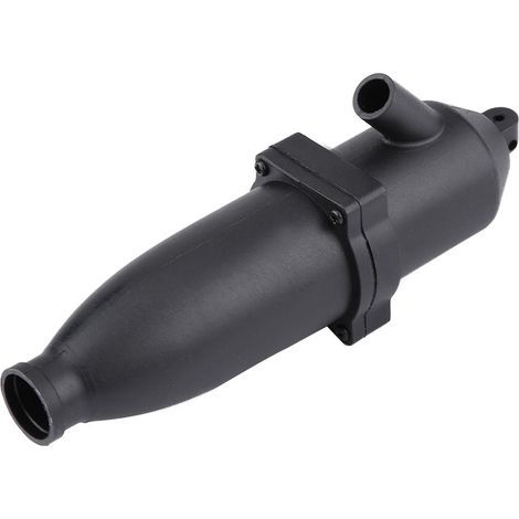 Tuyau d'échappement de voiture RC, matière plastique noire, taille 13x3.5cm, haute simulation, fabrication soignée, pour véhicules 1/10 (1/5)
