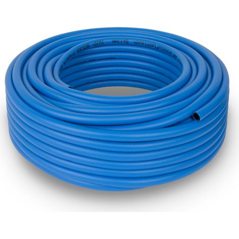 Eberth – Tuyau à air comprimé 30m – Diamètre intérieur 6mm – Pression 20 bar – Flexible en PVC hybride – Résistant aux UV et aux huiles