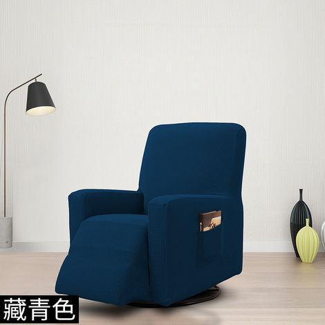 Housse de canapé inclinable élastique, housse de fauteuil, housse de canapé douce, couleur unie, lavable et antidérapante, housse de canapé intégrale