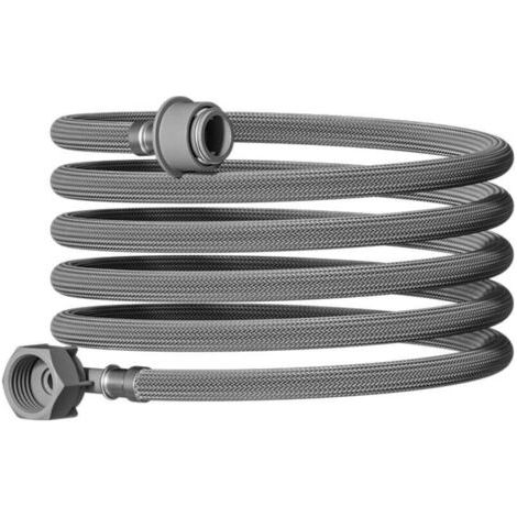 Green Mobility-Tuyau d'extension universel pour machine à laver, 1,5 m, avec raccord à écrou 1/2", tuyau d'arrivée d'eau anti-explosion à 6 couches (1/4)