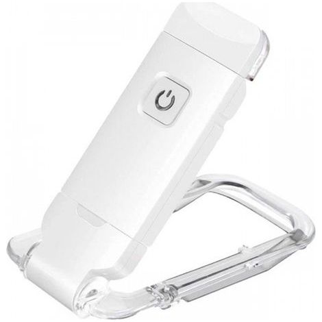 Lampe de Lecture USB Liseuses LED Rechargeable avec Lampe de lecture pour lire au lit Pince 3 Niveaux Luminosité Réglable Pliable mi (1/5)