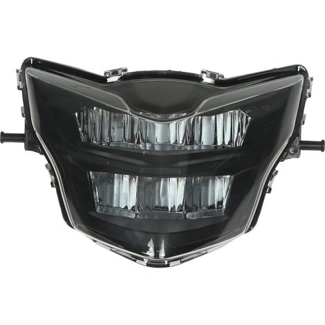 Phare avant moto LED blanc verre fumé étanche pour LC135 V2 V3 V4 V5 V6 (1/5)