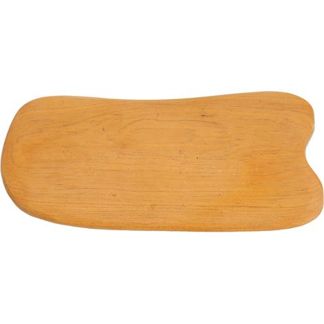Planche de Massage Gua Sha en Bois, Confortable et Portable pour Soins de la Peau et Relaxation Corporelle (1/5)