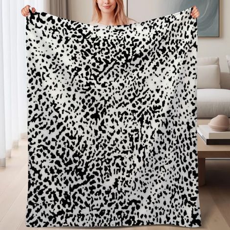 Couverture polaire moelleuse 60x80 pouces, idéale pour lit, canapé, voyage, camping et extérieur (1/4)