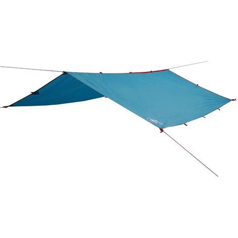 Bâche de camping bleu 360x294 cm imperméable CFW295601 (1/5)