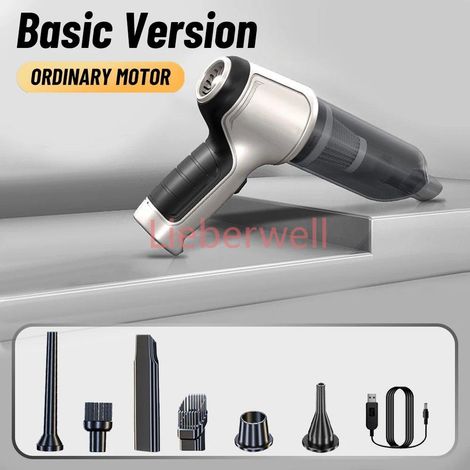 Aspirateur de voiture 95000pa aspirateur à forte aspiration pour voiture sans fil portable Machine de nettoyage sous vide automatique pour voiture,Pro Updated (1/4)