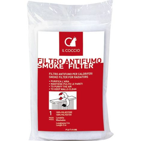 filtrafumo per caloriferi martini in poliestere 3 mt