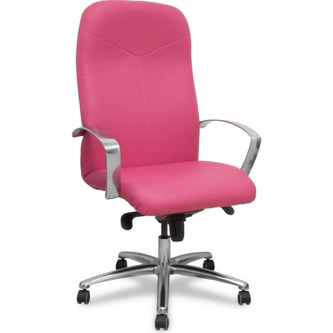 Sillón Caudete similpiel rosa (1/5)