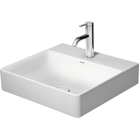 Duravit DuraSquare lavabo, 50x47cm, 1 trou pour robinet, sans