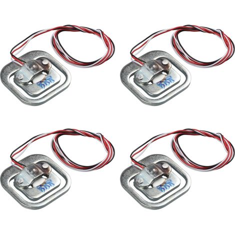 4 Capteur De Pesée 50 Kg Alliage D'aluminium Demi-pont Compatible Arduino Pour Balance DIY (1/4)
