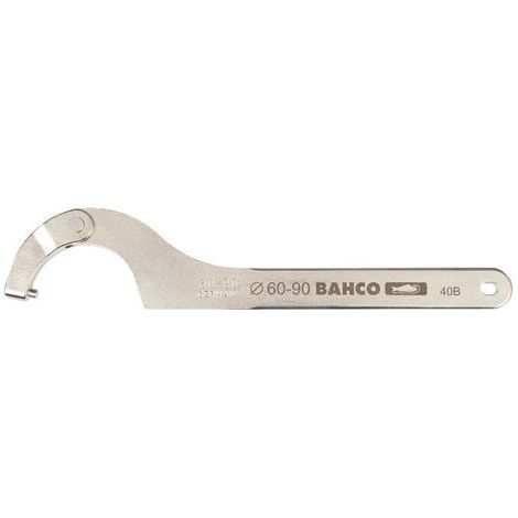 Clé à molette Bahco adjustable hook spanner capacité 50-120 mm longueur 285 mm