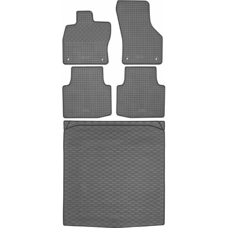 SET di tappetini in gomma per auto e tappetino per bagagliaio per Skoda Superb III Kombi dal 2015 al 2020 (1/5)