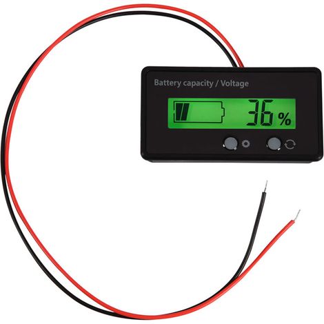Écran LCD Rétroéclairé - Testeur Universel de Capacité et Tension de Batterie - Voltmètre de Surveillance (1/5)