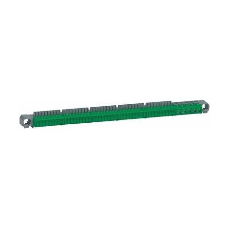 Bornier de répartition IP2X terre - 5 connexions 6mm² à 25mm² - vert - longueur 332mm - 405057 - LEGRAND