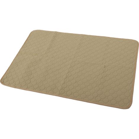 Tapis d'apprentissage lavable pour chien, 4 couches, anti-fuites, indéchirable, absorbant et réutilisable, pour l'intérieur, le sol et les voyages en voiture. (1/5)
