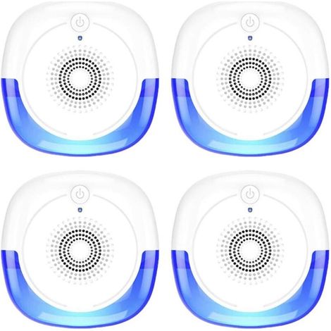 4 pcs d'insectifuge à ultrasons, adaptés à la lutte antiparasitaire, anti-moustique, cafard, mouches et souris-Fei Yu