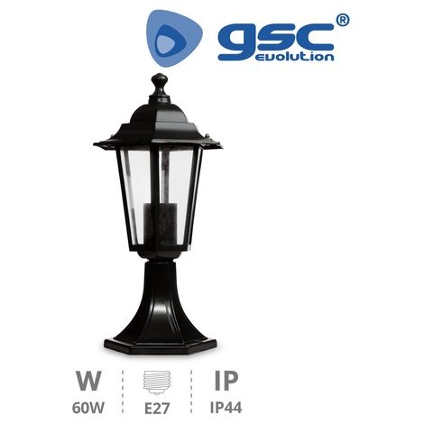 Farol de jardín sobremuro E27 LED 350x190 mm GSC 0700076