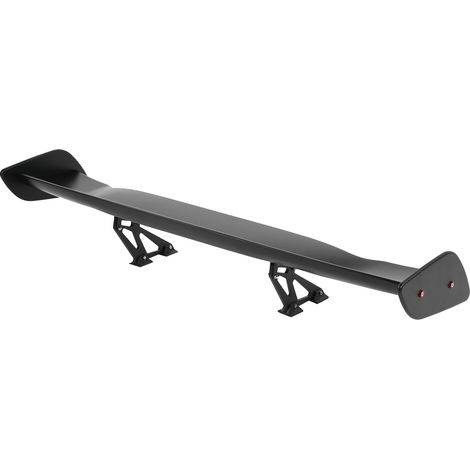 Aileron arrière de coffre style course pour berline GT universel noir mat