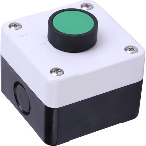 Interrupteur à Bouton-poussoir Vert Résistant aux Intempéries, Boîtier de Commande à un Bouton pour Ouvre-porte, Interrupteur à Bouton-poussoir à Montage en, Bouton Extérieur (1/5)