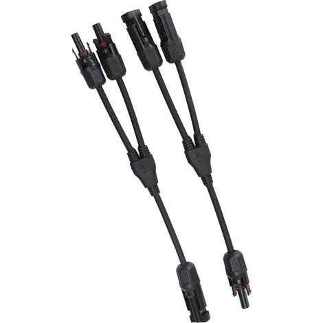 Sjlerst – Connecteur solaire en Y 2 PCS – Adaptateur parallèle 1000V DC – Étanchéité IP67 – Résistant aux UV et à la chaleur