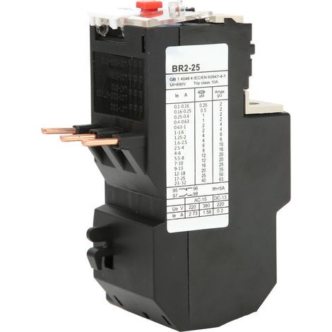 Relais de surcharge thermique électrique CPN BR2-25, 7-10A pour protection moteur (1/5)