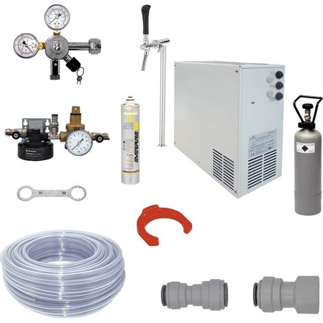 Set completo - Gasatore acqua, distributore acqua, macchina acqua frizzante - Blupura