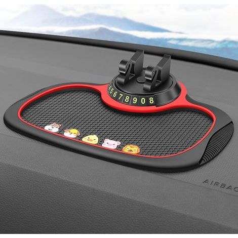 aqxreight Car Phone Mate Watch MULTIFUNCIONAL TAMPERIAL MULTIFUNCIONAL Pad ((Dibujos animados) Almohadilla antideslizante y soporte) (1/5)