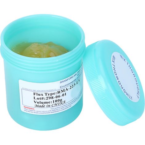 Pâte à flux NoClean, crème à souder à l'étain pour accessoires de téléphone, soudure 223 RMA223UV (1/5)