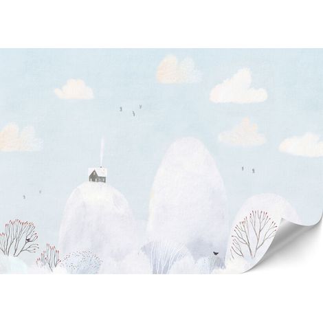 Papel pintado no tejido estándar - 100 x 70 cm - estilo minimalista - naturaleza Papel pintado no tejido estándar - 200 x 140 cm - estilo minimalista - naturaleza (1/4)