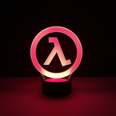 Lampada da tavolo a LED night light 3D per la camera del bambino (1/5)