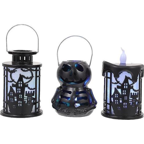 Lot de 3 bougies LED d'Halloween pour la décoration d'Halloween (1/3)
