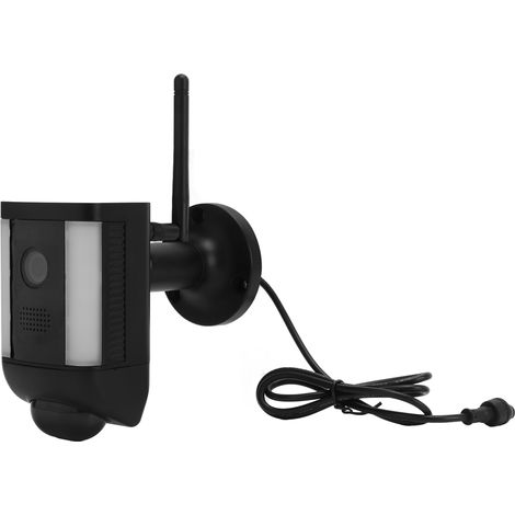 Caméra projecteur 300 lumens, audio bidirectionnel, vision nocturne couleur, détection de mouvement PIR 180°, étanchéité IP65, prise US (1/5)