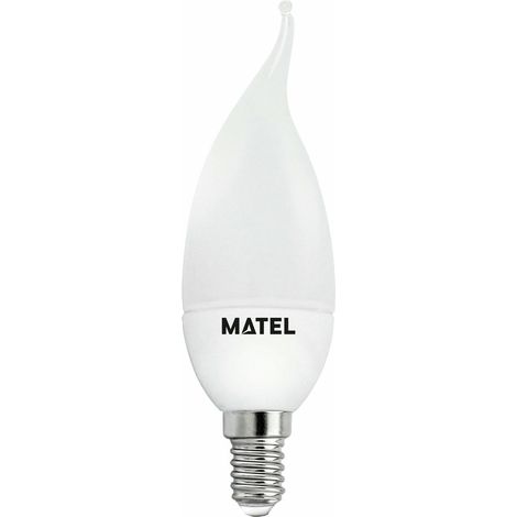 Bombilla LED Vela Llama 3 Intensidades E14 5W Cálida Matel (1/4)