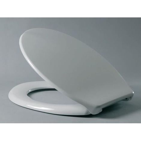 HARO  asiento  inodoro  Pool  Active  blanco  bisagra  de  estribo  acero  inoxidable  B0302Y (1/4)