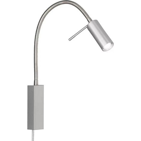 [GEBRAUCHT] B-Ware Fischer & Honsel LED-Wandlampe Wandleuchte LED River Flexarm Schirm Metall glatt (1/2)