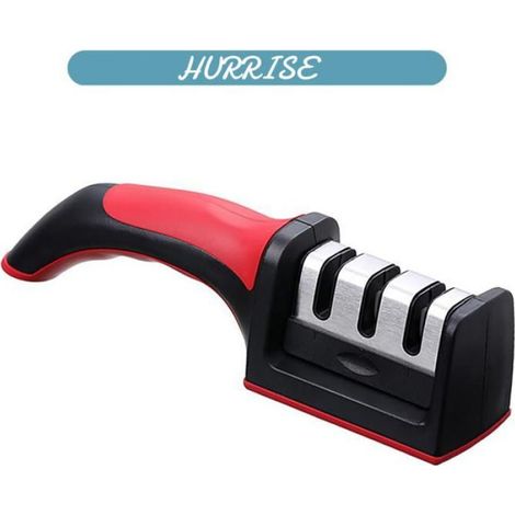 Aiguiseur De Couteaux - 3 Fentes - Acier Inoxydable - Pour Cuisine Maison Et Restaurant - 1 Pièce (1/5)