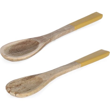 Ensemble de couverts à salade orange H28