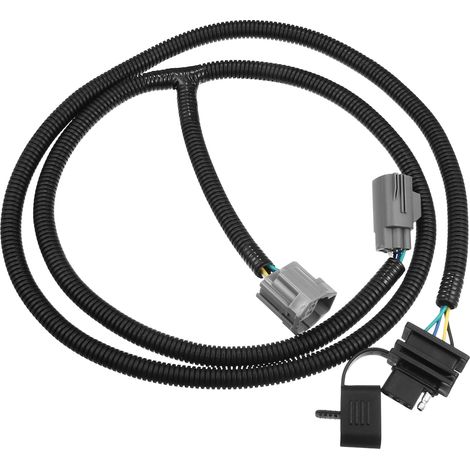 Faisceau De Remorquage pour JK 07-18 1pc Noir, Plastique, Métal, TG-HW2J001B, 4 Broches, 168x4x2cm, 160cm, Pour Remorques Sans Câblage Existant (1/5)