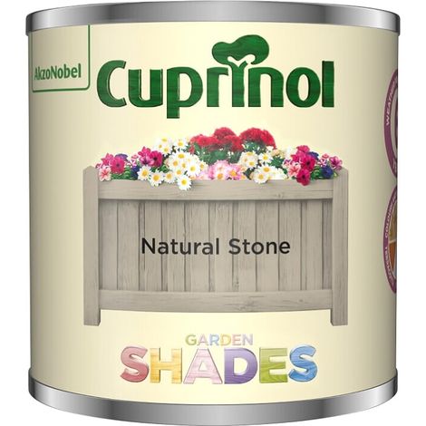Cuprinol Garden Shades Tester Paint Pot - 125ml - Natural Stone