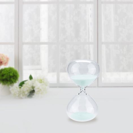 Sablier cylindrique 15 minutes, minuteur en sable, décoration de bureau, cadeau d’anniversaire (1/4)