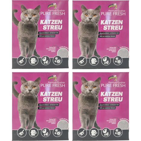Katzenstreu 24L (20,8Kg) duftend Klumpstreu Haustierstreu Einstreu Haustier (1/5)
