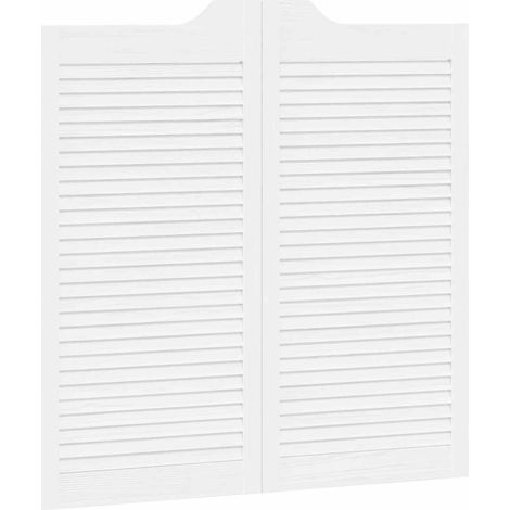 Maison Exclusive - Porte Swing Bianco 100 x 50 cm Legno Massello di Pino