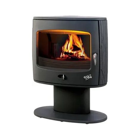 Poêle à bois eliot 2 Gris anthra 8Kw - GODIN - 388152 (1/3)