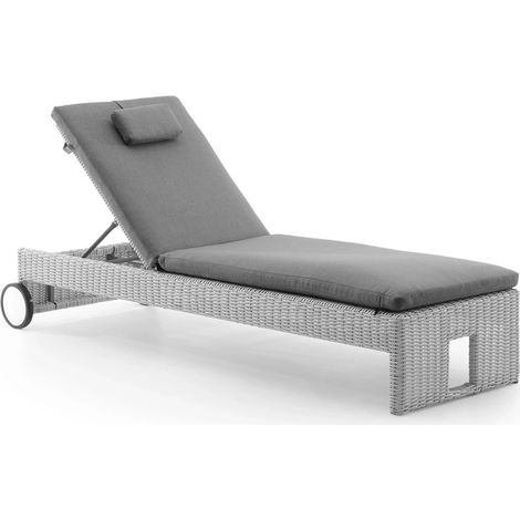Julia Oltre Royal White Gartenliegestuhl von Homms (1/5)