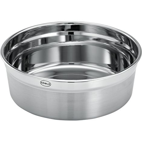 Boîte à déjeuner ronde en acier inoxydable - Passe au micro-ondes et au four jusqu'à 150 °C - Passe au lave-vaisselle - Argentée - 0,8 l (1/5)
