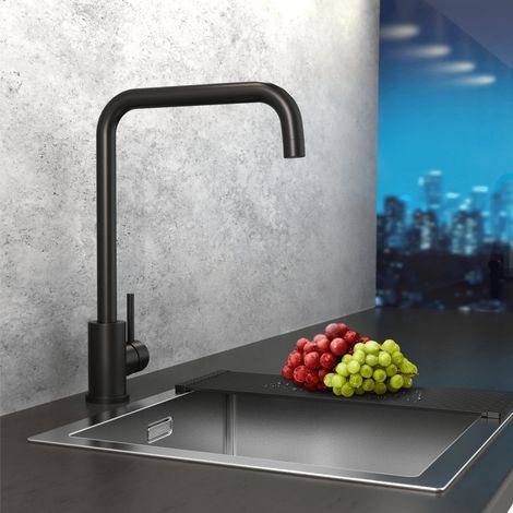Robinet Cuisine Noir LOMAZOO Thyone (1/5)