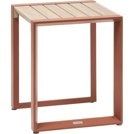 Tavolino da giardino allure 44x44x55cm mogano - Hespéride