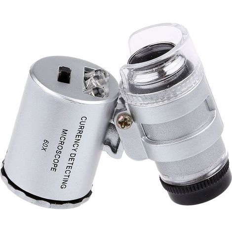 60X mini Loupe LED UV bijoutier lumineux  paquet de détail (60X),Versailles